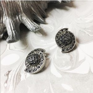 Vintage Constellation Marcasite Earrings